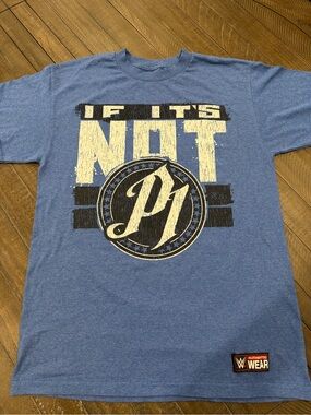 WWE AJ Styles “If It’s Not P1” Graphic T-Shirt Men’s Medium